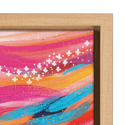 Sylvie Brush Strokes 90 Framed Canvas