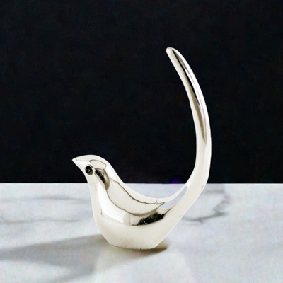 Silver Bird Ring Holder Jewelry Organizer by Vibhsa