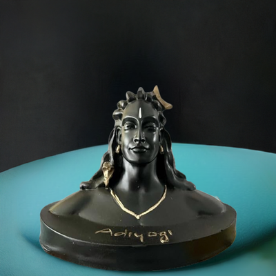 Adiyogi Statue for Car Accessories for Dash Board, Pooja & Gift, Decor 6"