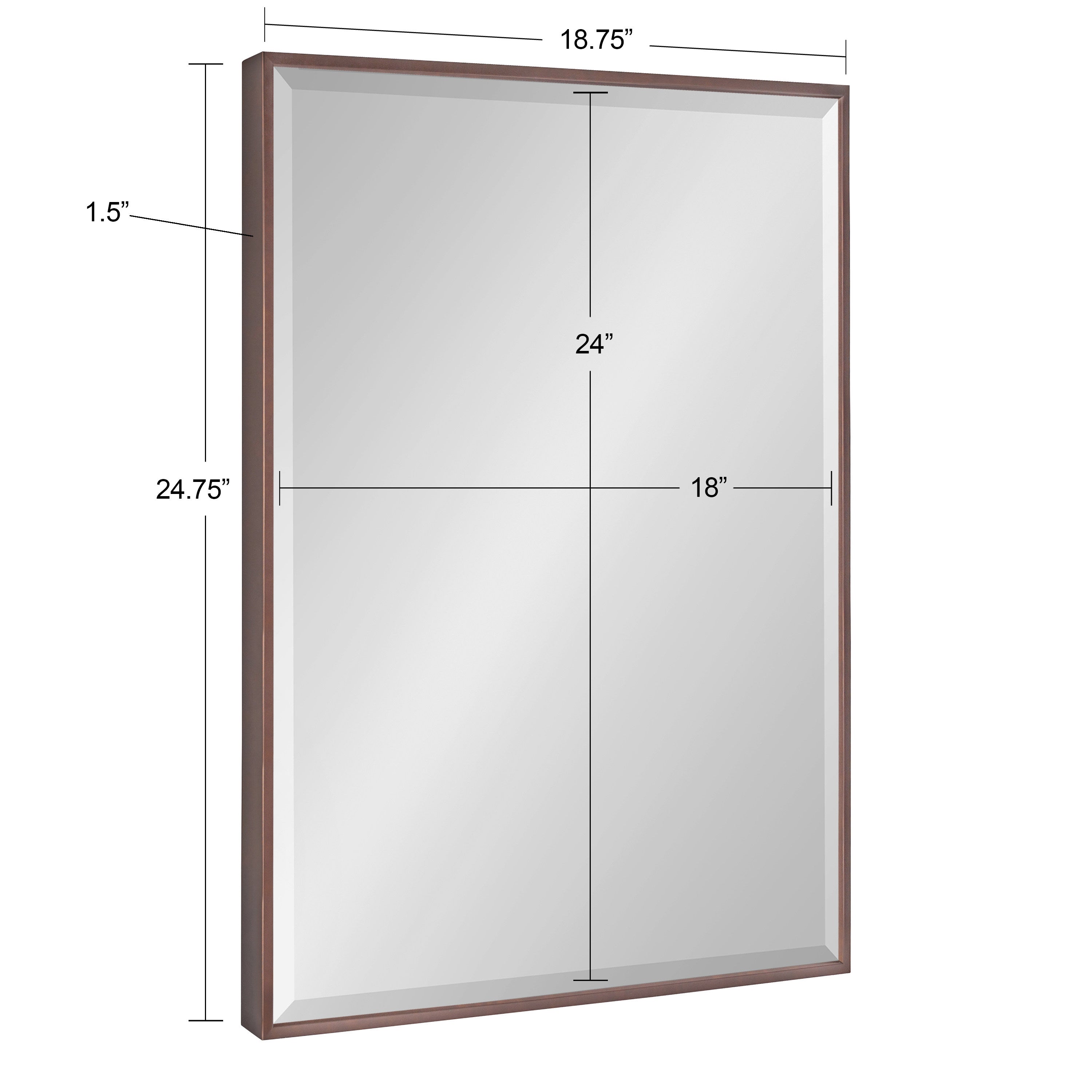Rhodes Framed Wall Mirror by kateandlaurel - product image 15 for Resin Society