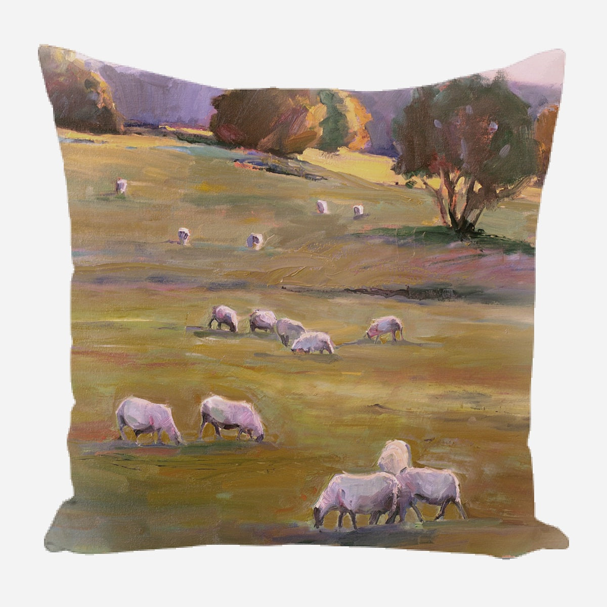 Grazing at Sunset Pillow by John Beard Collection - main product image for Resin Society