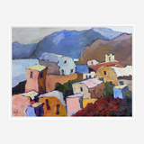 Greek Isles II Artist Enhanced Canvas Print by John Beard Collection - product image 6 for Resin Society