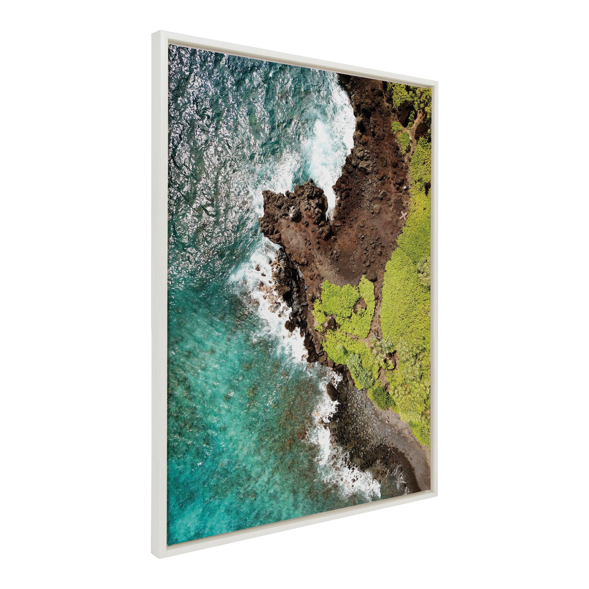 Sylvie Going back to Maui Framed Canvas by kateandlaurel - product image 7 for Resin Society