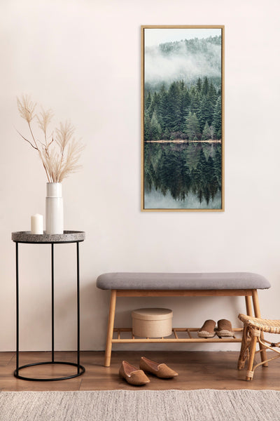 Sylvie Misty Forest Framed Canvas by Emiko and Mark Franzen of F2Images