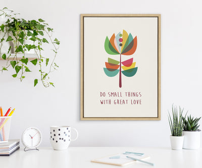 Sylvie Great Love Framed Canvas by kateandlaurel - product image 7 for Resin Society