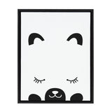 Sylvie Modern Baby Bear Framed Canvas by kateandlaurel - product image 8 for Resin Society