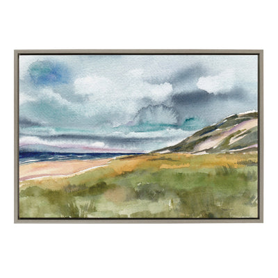 Sylvie Seascape Framed Canvas by kateandlaurel - product image 10 for Resin Society