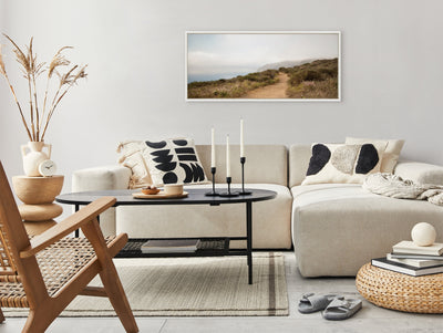 Sylvie Wild Coast No 4 Framed Canvas by Crystal Lynn Collins