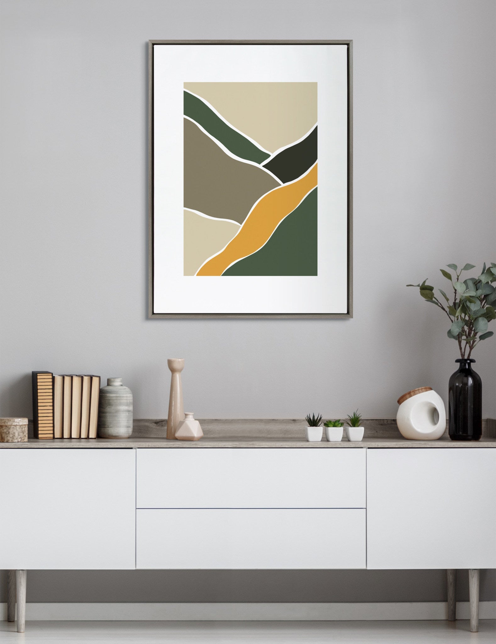 Sylvie Fields of Sun 3 Framed Canvas by kateandlaurel - product image 7 for Resin Society