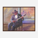 Guitar Player Artist Enhanced Canvas Print by John Beard Collection - product image 7 for Resin Society