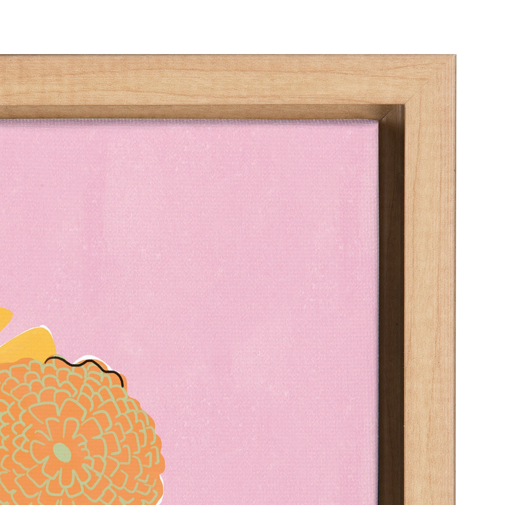 Sylvie Miracle Vase Framed Canvas by kateandlaurel - product image 3 for Resin Society