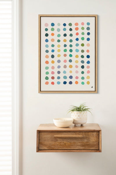Sylvie Meditation 3 Framed Canvas by kateandlaurel - product image 5 for Resin Society