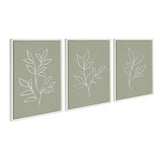 Sylvie Modern Sage Green Botanical Line Sketch Print 1 by kateandlaurel - product image 7 for Resin Society