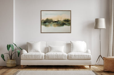 Sylvie Tranquil Meadows Framed Canvas by Amy Lighthall