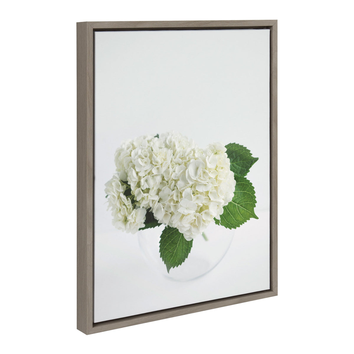 Sylvie Hydrangea Cluster Framed Canvas by kateandlaurel - product image 2 for Resin Society