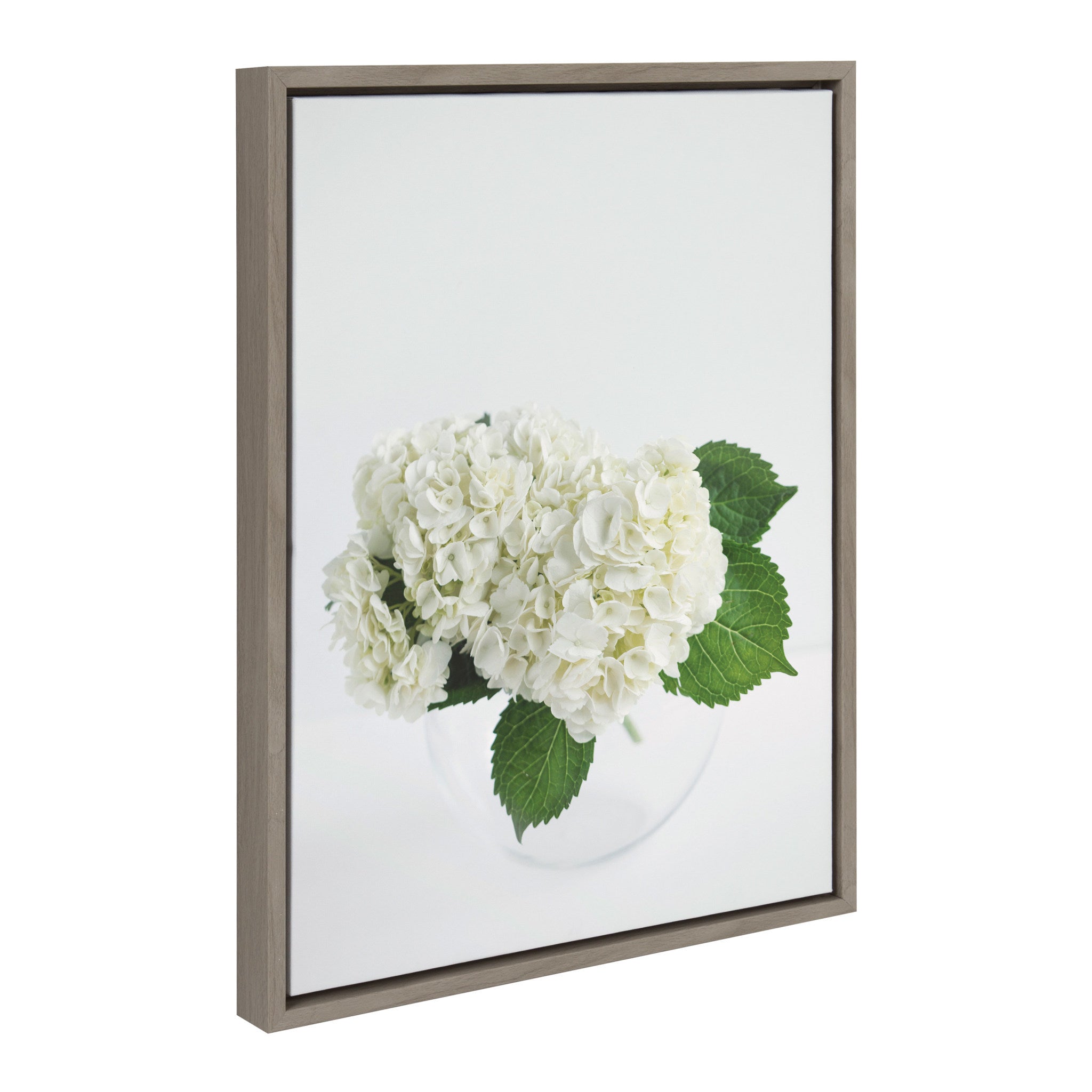 Sylvie Hydrangea Cluster Framed Canvas by kateandlaurel - product image 2 for Resin Society