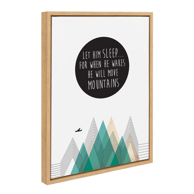 Sylvie Move Mountains Framed Canvas by kateandlaurel - product image 2 for Resin Society