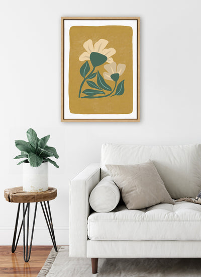 Sylvie Happy Flowers Framed Canvas by kateandlaurel - product image 4 for Resin Society