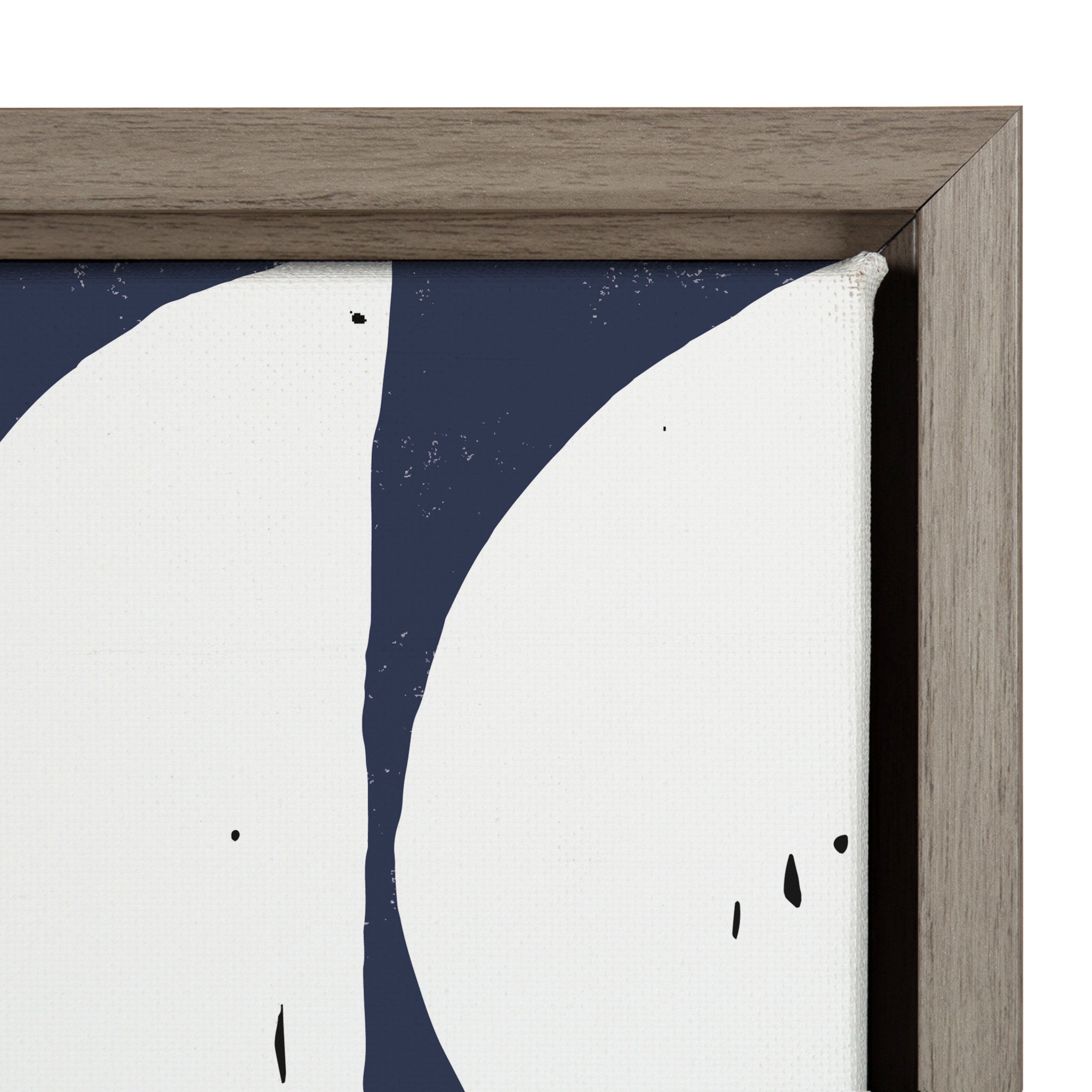 Sylvie Arches in Blue Framed Canvas by kateandlaurel - product image 3 for Resin Society