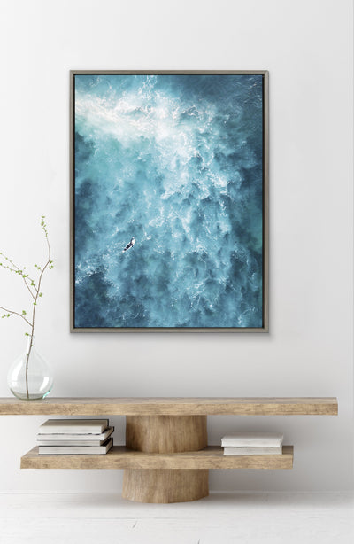Sylvie La Jolla 7 Framed Canvas by Rachel Bolgov by kateandlaurel - product image 5 for Resin Society