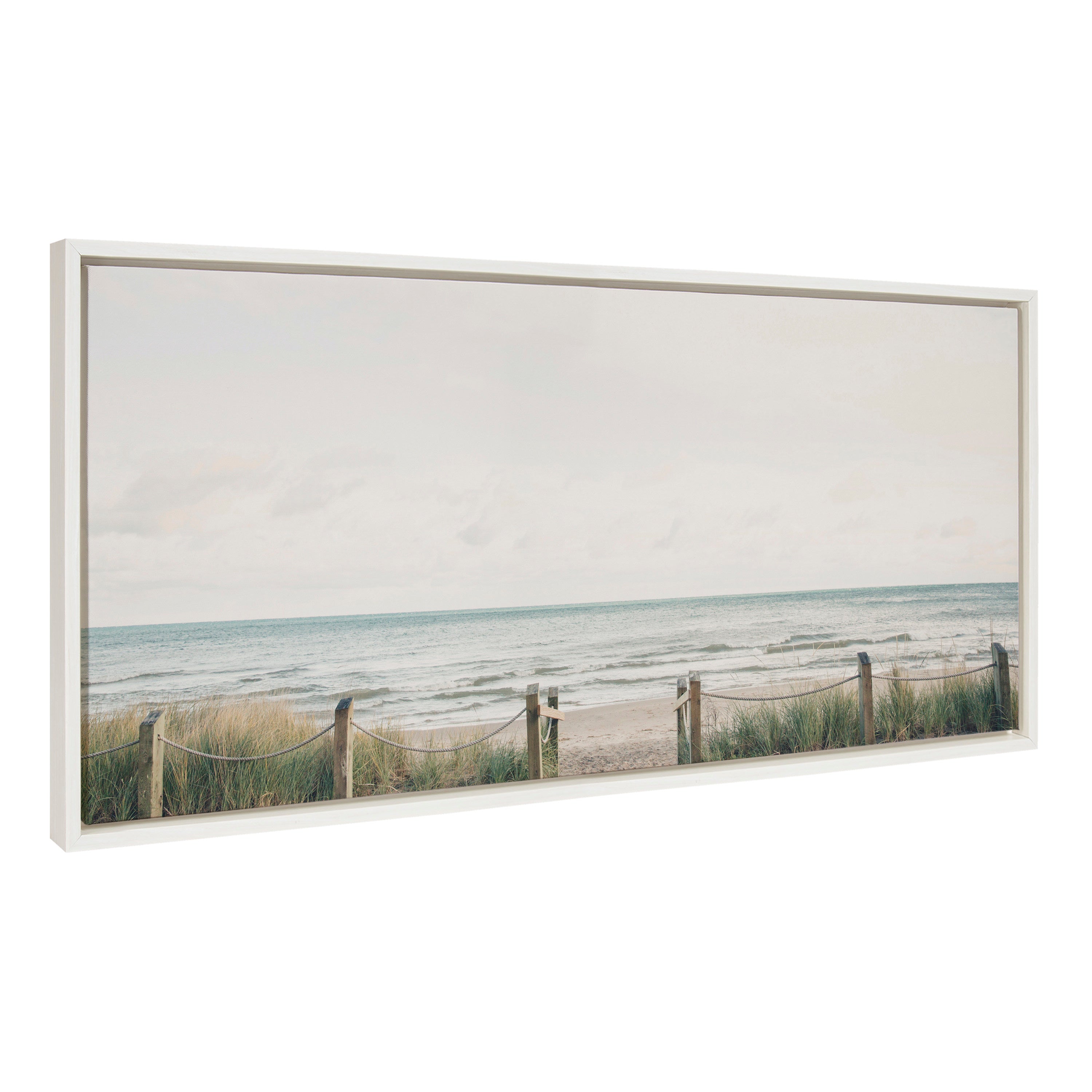 Sylvie Pale Sky Framed Canvas by Emiko and Mark Franzen of F2Images