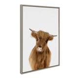 Sylvie Animal Studio Highland Framed Canvas by kateandlaurel - product image 10 for Resin Society