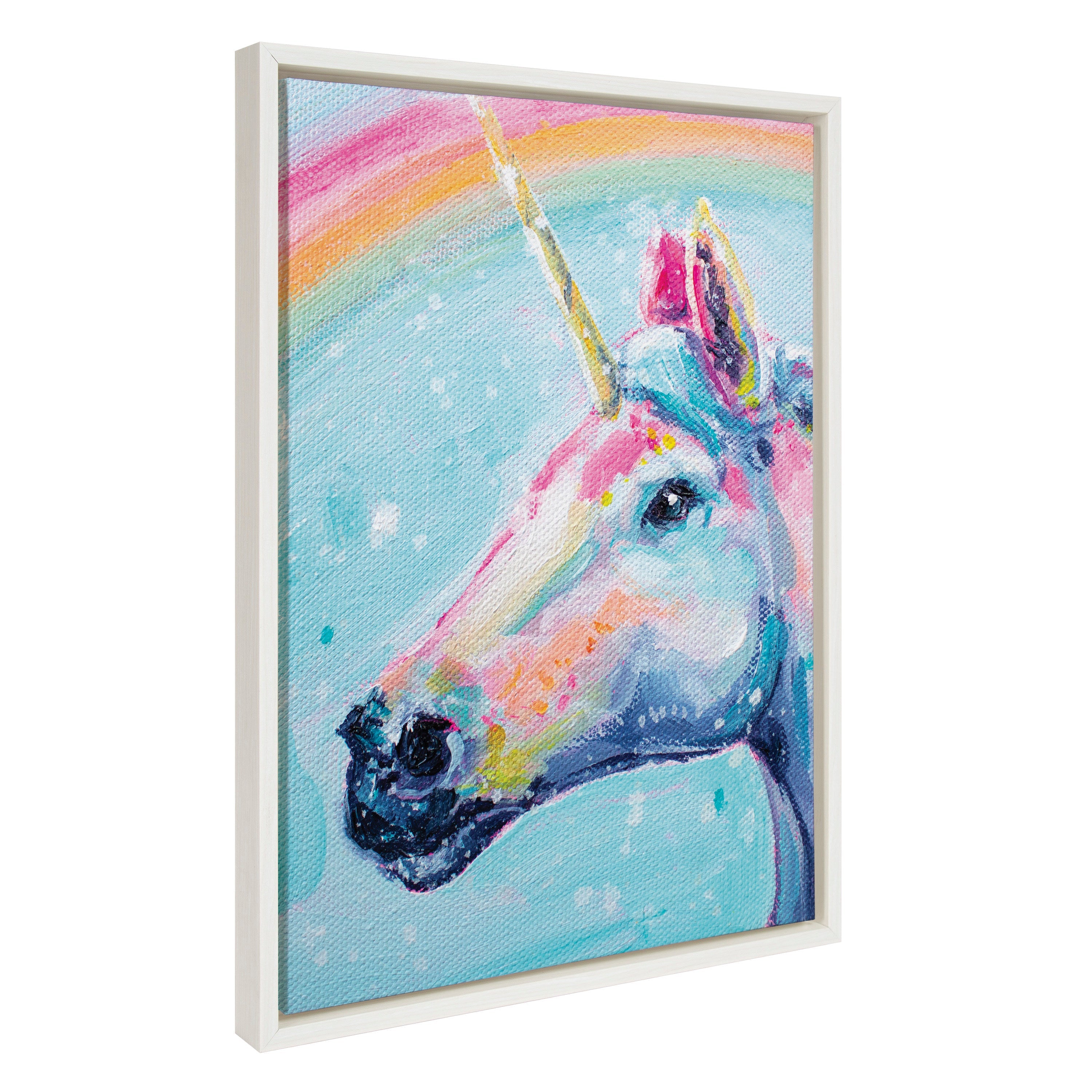 Sylvie Do You Believe in Magic Framed Canvas by Rachel Christopoulos