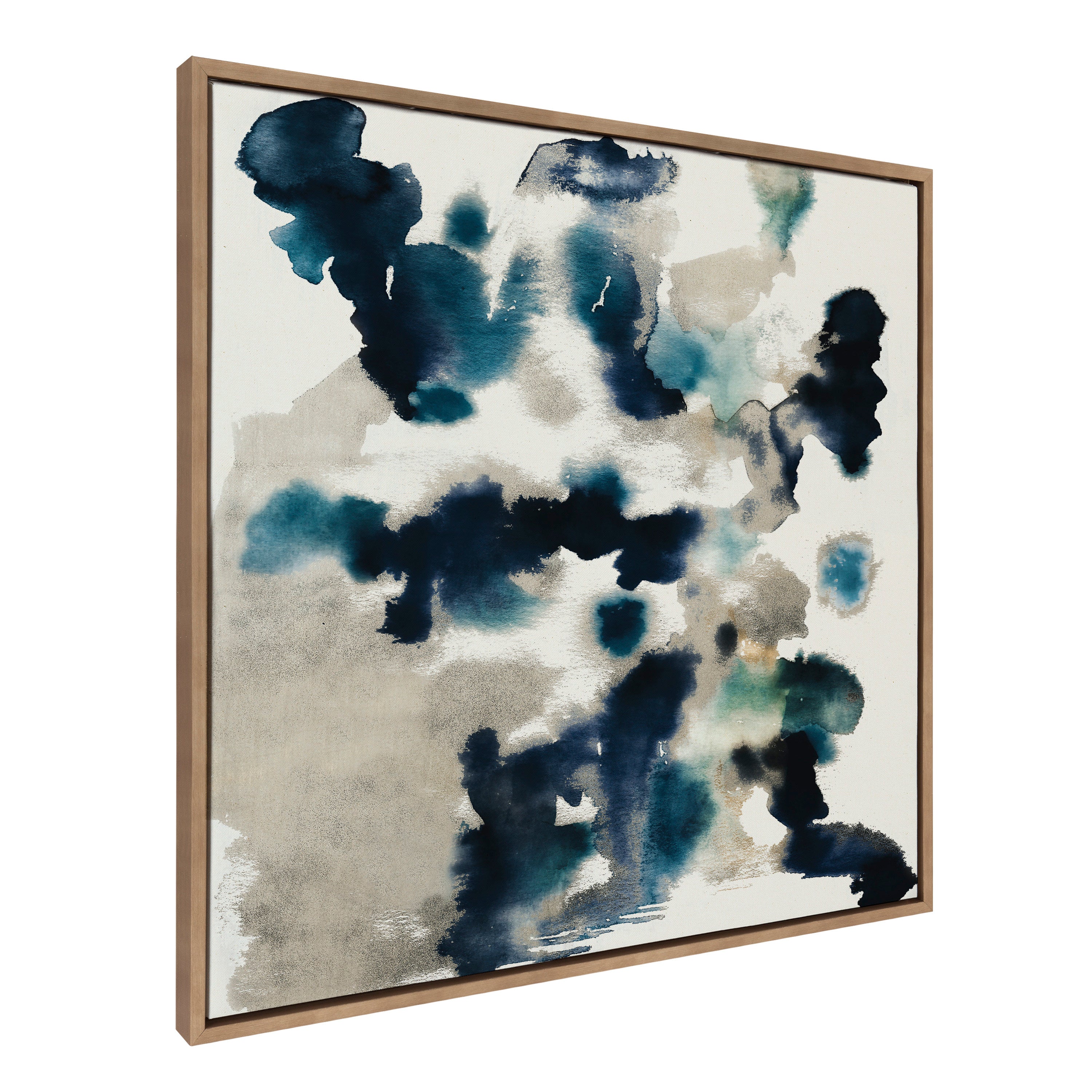 Sylvie Gilded Watercolor Framed Canvas