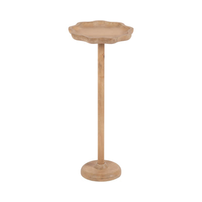 Alezar Scallop Wood Drink Table