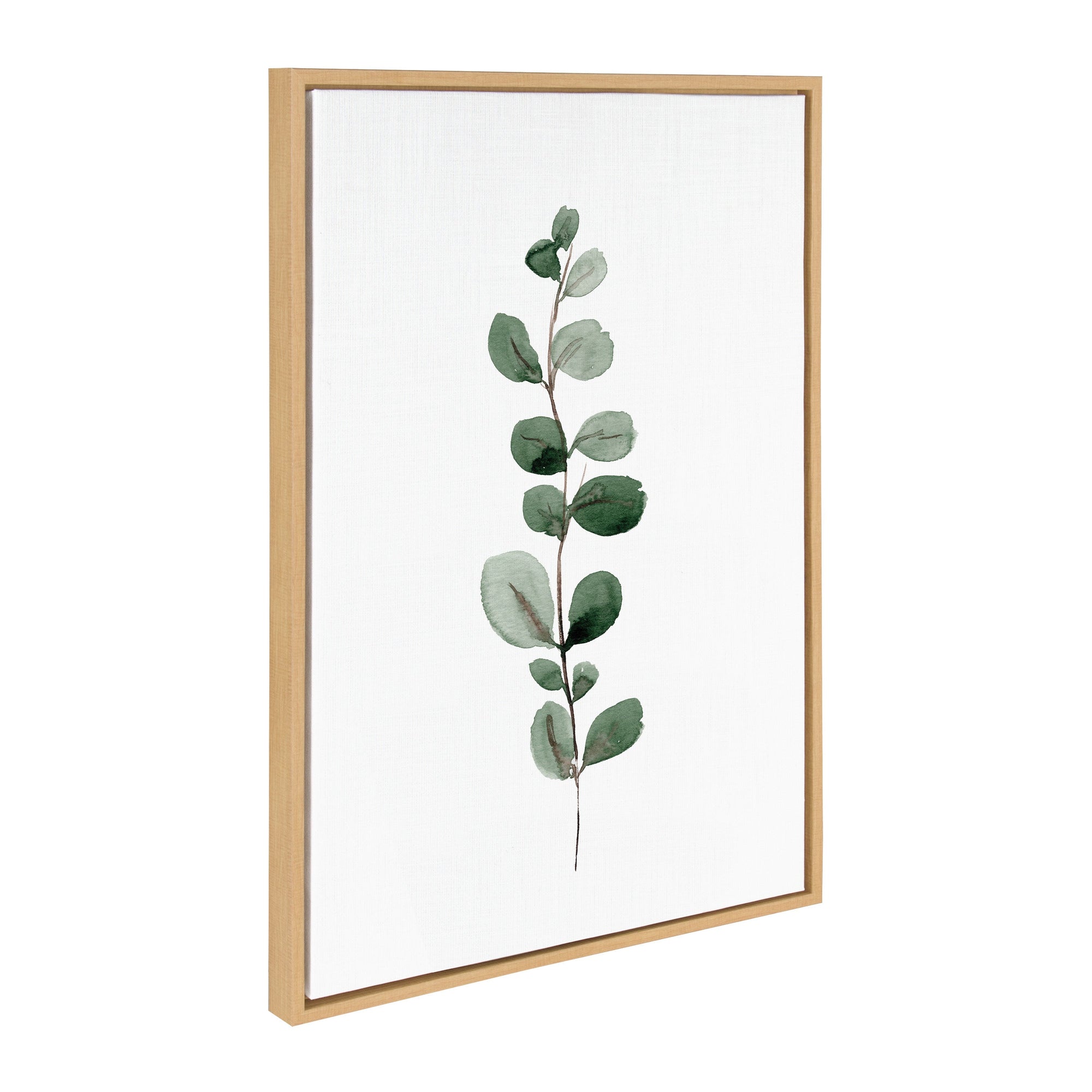 Sylvie Eucalyptus 1a Framed Canvas by kateandlaurel - main product image for Resin Society