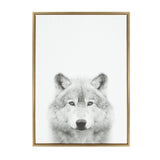 Sylvie Wolf Framed Canvas by Simon Te Tai