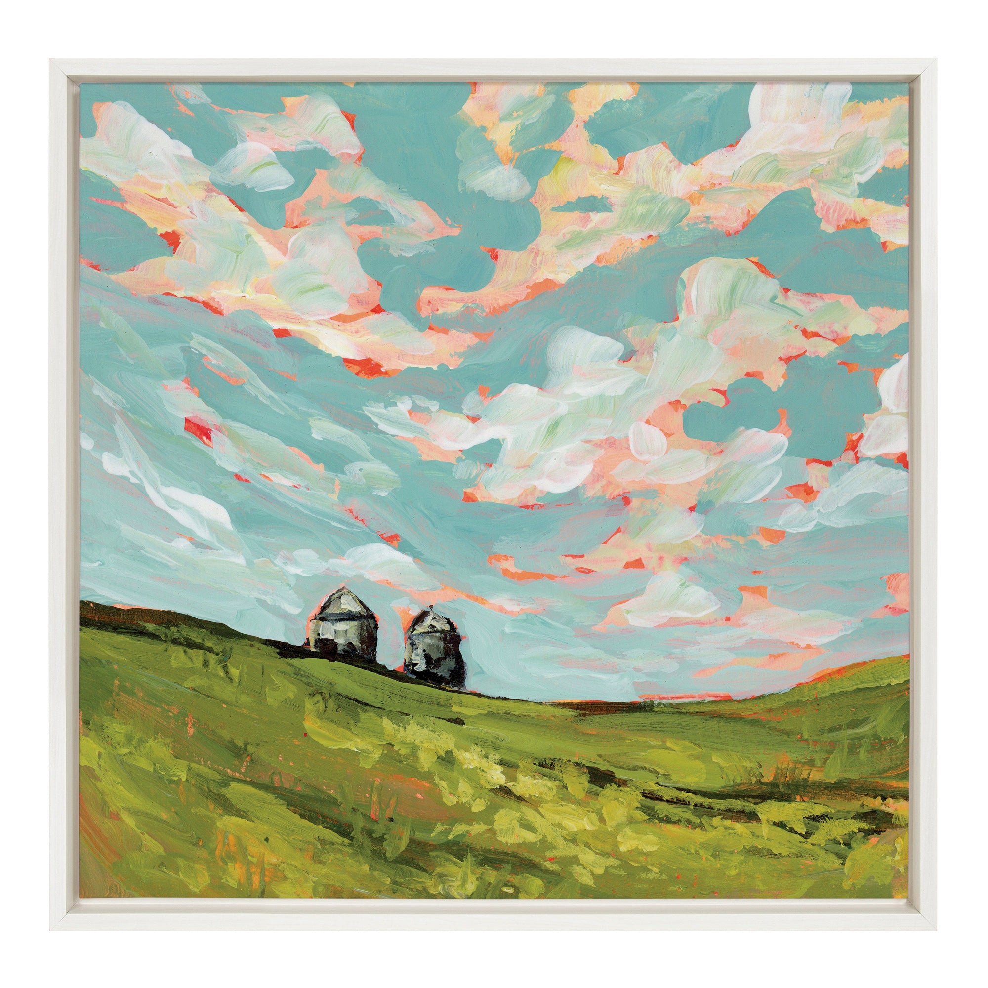Sylvie North Dakota Framed Canvas by Emily Kenney by kateandlaurel - product image 7 for Resin Society