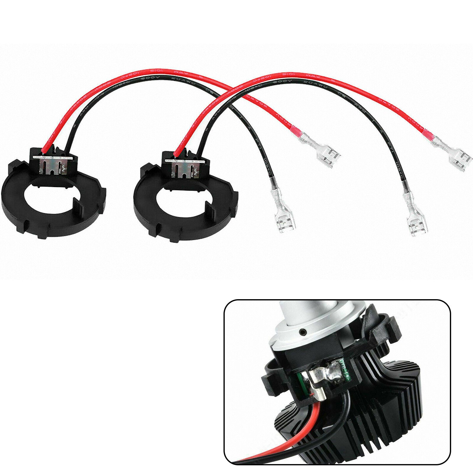 H7 to H15 Sprinter Van High Beam Adapter shown from multiple angles