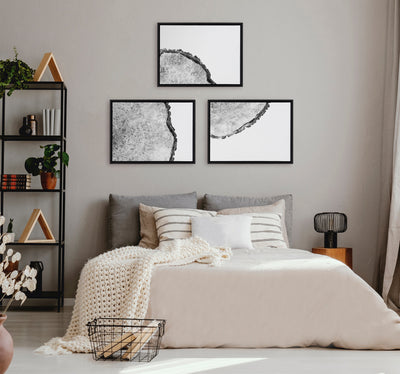 Sylvie Tree Rings Set Framed Canvas by kateandlaurel - product image 17 for Resin Society