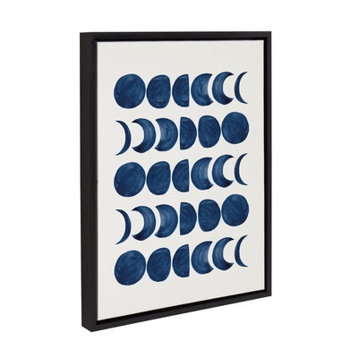 Sylvie Moon Phases Framed Canvas