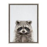 Sylvie Raccoon Color Framed Canvas by kateandlaurel - product image 8 for Resin Society