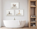 Sylvie Zebra In Bubble Bath Neutral Style Framed Canvas by kateandlaurel - product image 11 for Resin Society