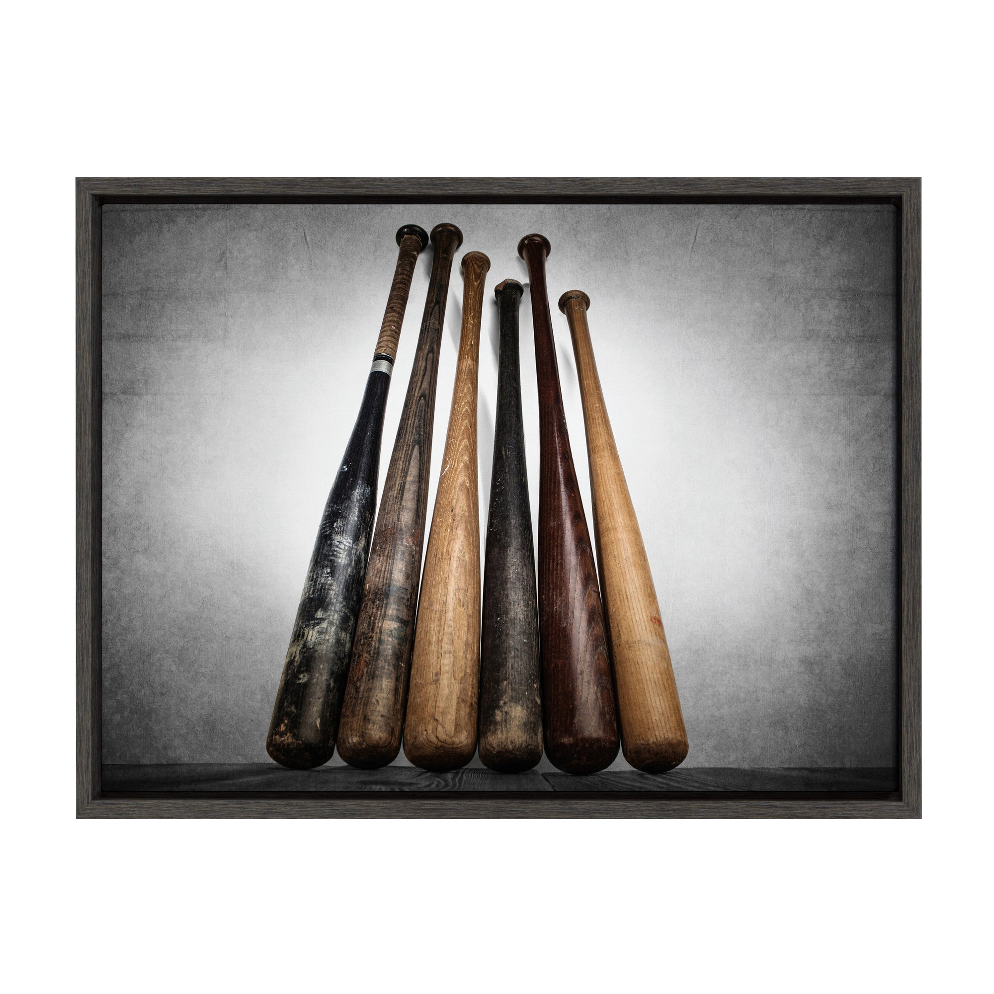 Sylvie Baseball Bats Framed Canvas by kateandlaurel - product image 9 for Resin Society