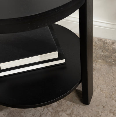 Foxford Round Wood Side Table