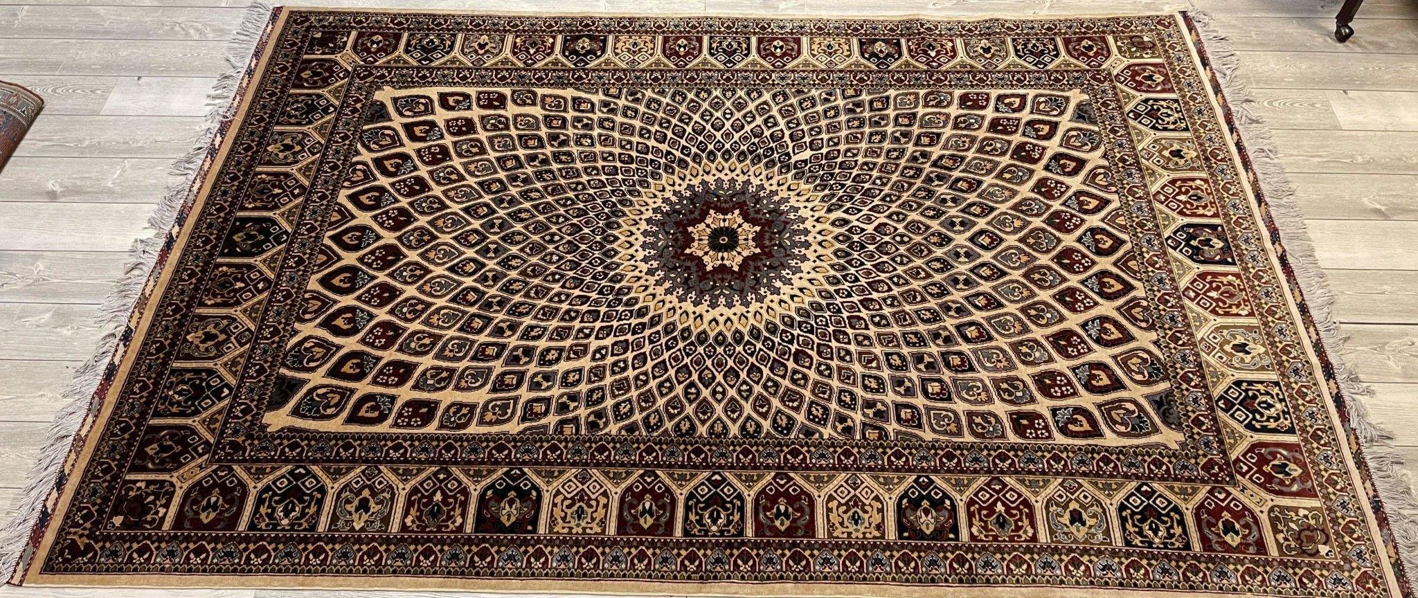 Handmade Afghani Gumbad Dome Area Rug 7x10 ft by Rugistan - product image 4 for Resin Society