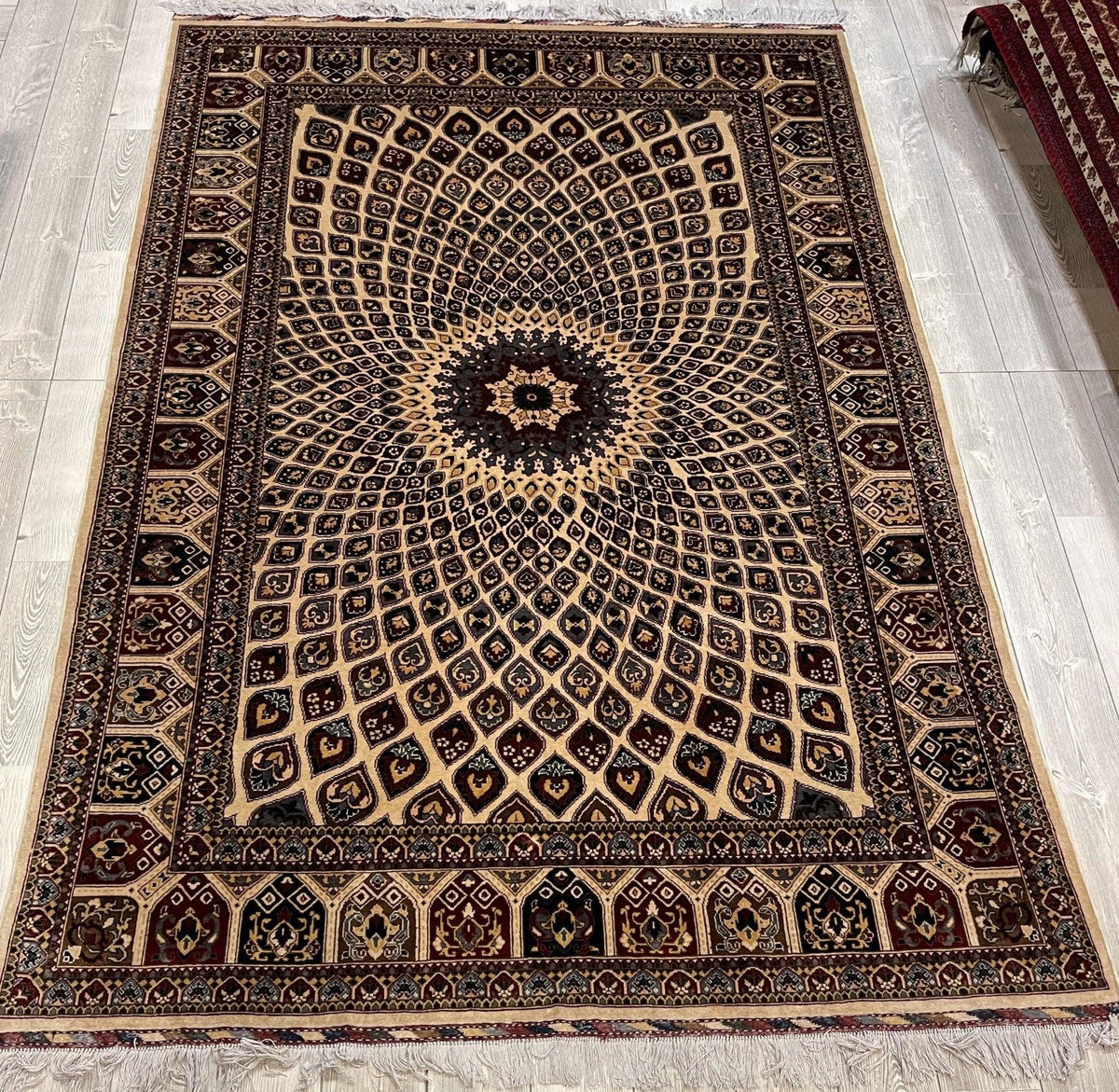 Handmade Afghani Gumbad Dome Area Rug 7x10 ft by Rugistan - product image 5 for Resin Society