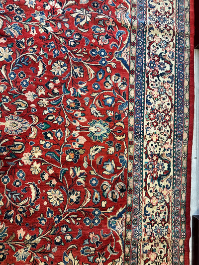 Handmade One-of-a-Kind Persian Mahal Rug - 10’ x 12’10” by Rugistan - product image 11 for Resin Society