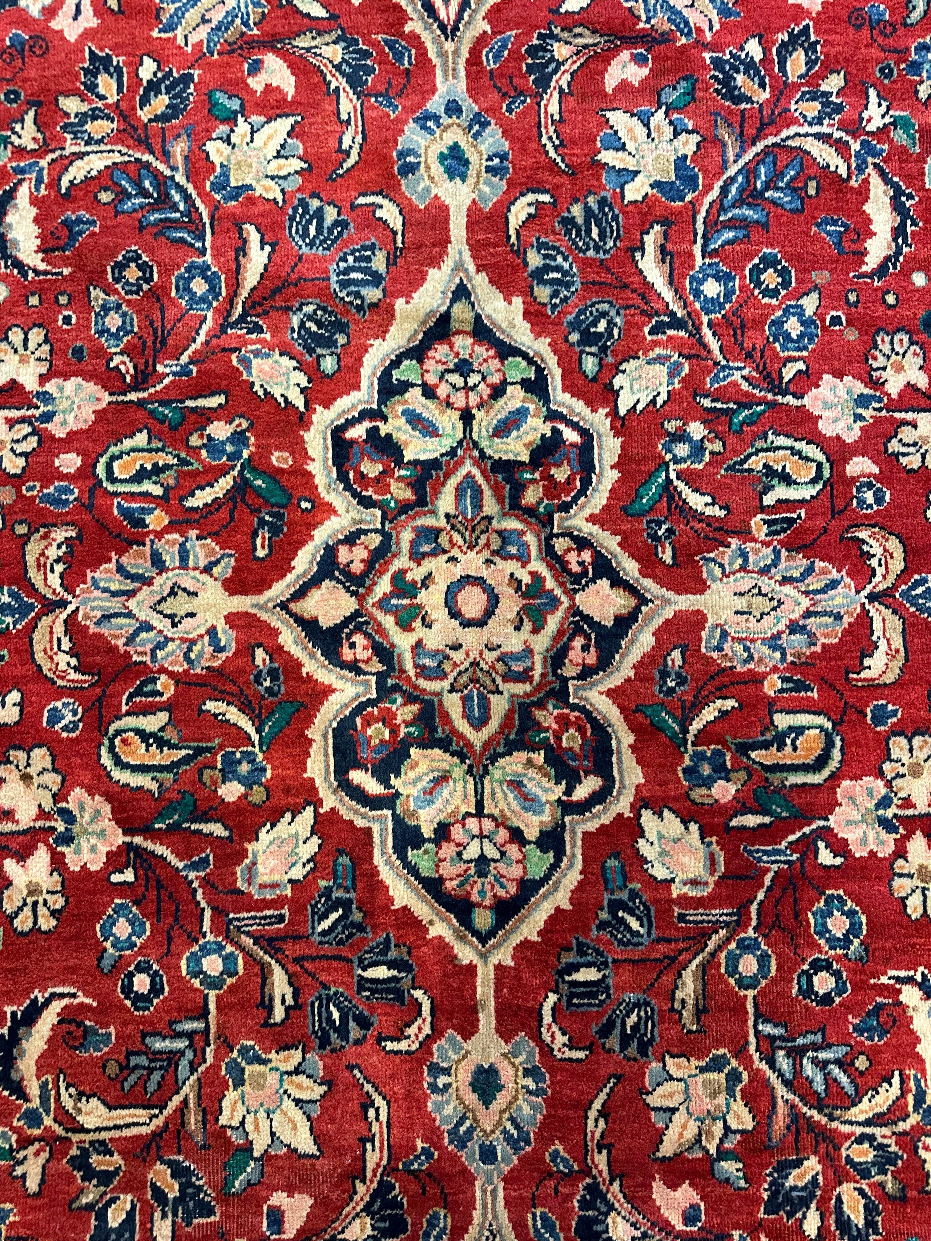 Handmade One-of-a-Kind Persian Mahal Rug - 10’ x 12’10” by Rugistan - product image 12 for Resin Society