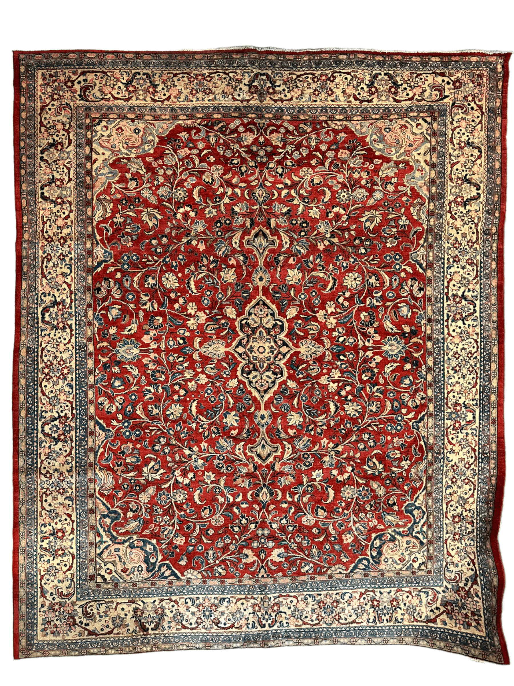 Handmade One-of-a-Kind Persian Mahal Rug - 10’ x 12’10” by Rugistan - product image 2 for Resin Society