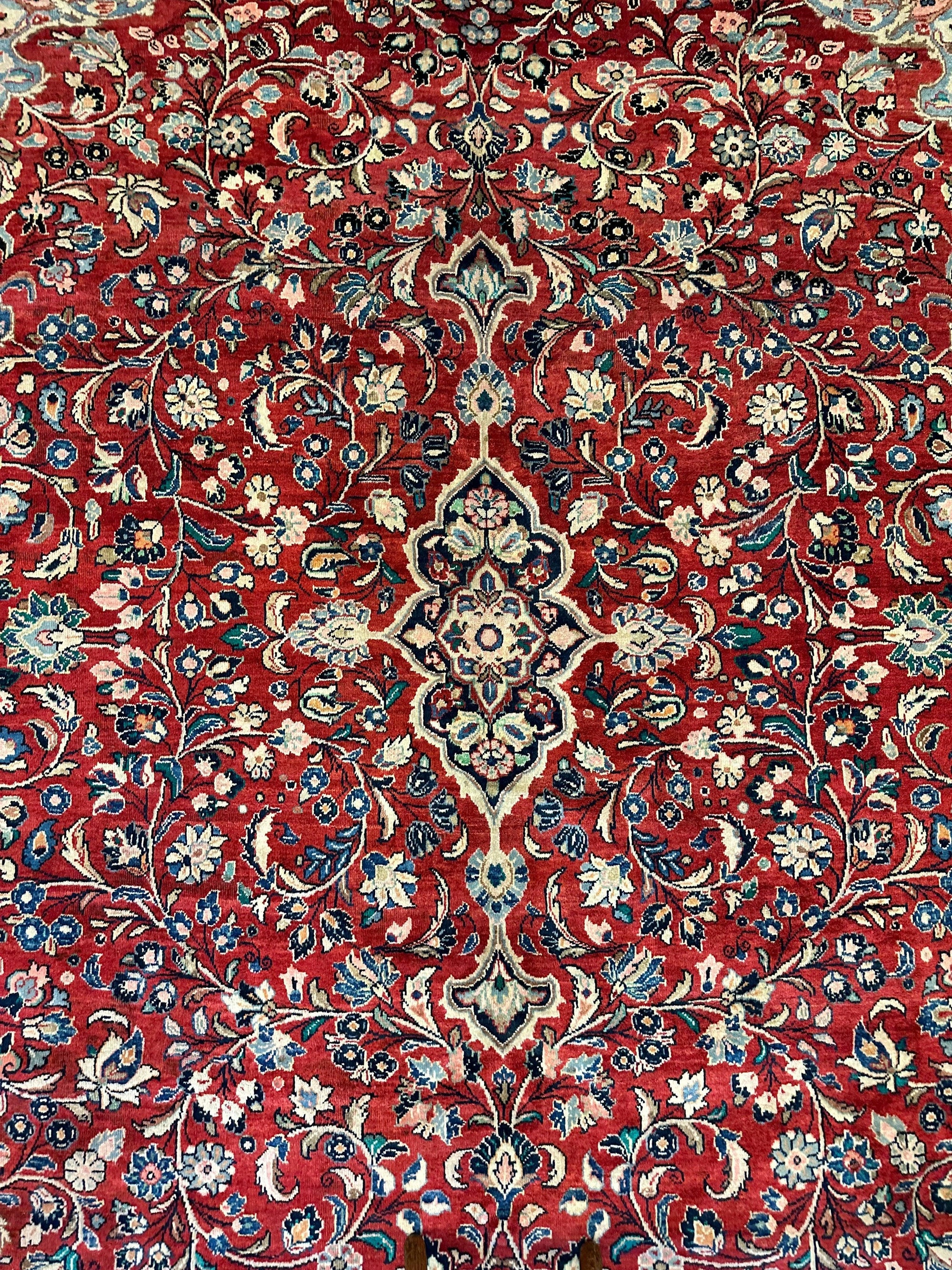 Handmade One-of-a-Kind Persian Mahal Rug - 10’ x 12’10” by Rugistan - product image 3 for Resin Society