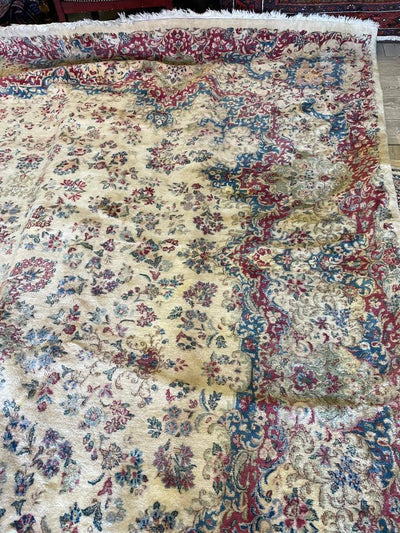 Handmade Vintage 1930's Kirman 10x13 area Rug by Rugistan - product image 5 for Resin Society