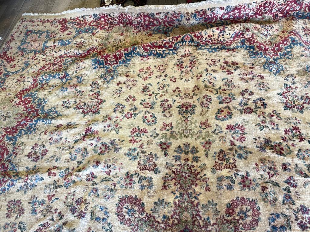 Handmade Vintage 1930's Kirman 10x13 area Rug by Rugistan - product image 6 for Resin Society