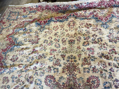 Handmade Vintage 1930's Kirman 10x13 area Rug by Rugistan - product image 6 for Resin Society