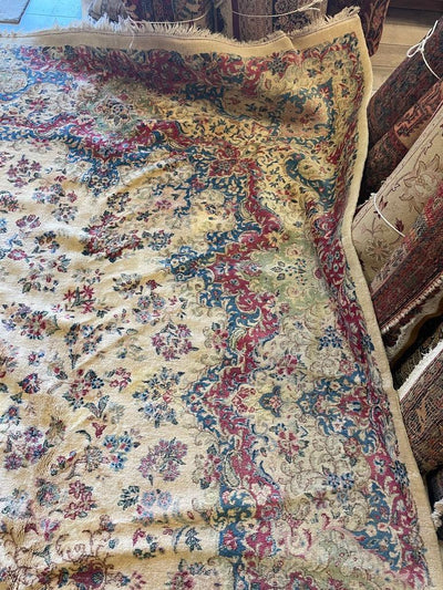 Handmade Vintage 1930's Kirman 10x13 area Rug by Rugistan - product image 8 for Resin Society