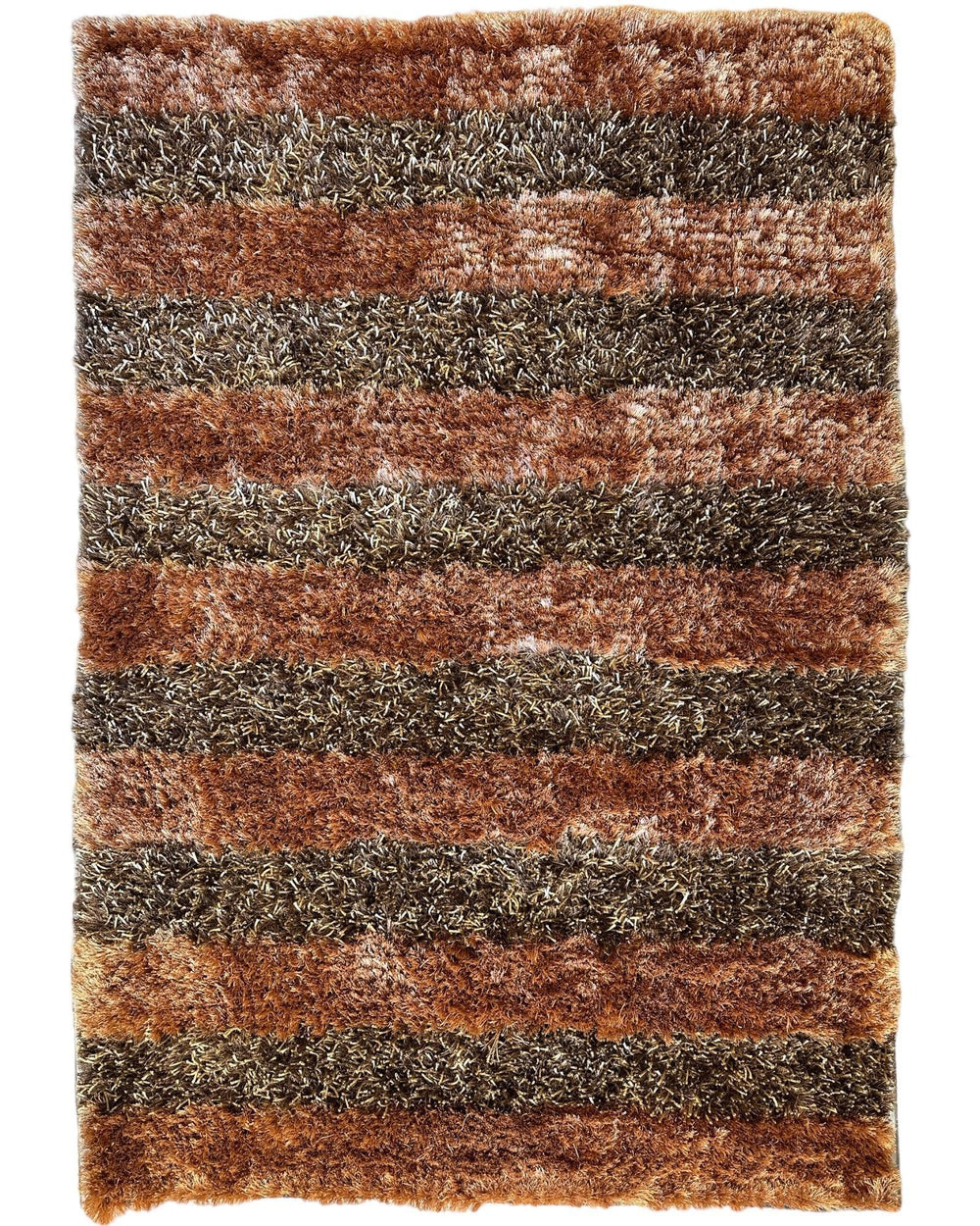 Handwoven Multi-Tone 2” Shag Rug 4 x 6 by Rugistan - main product image for Resin Society